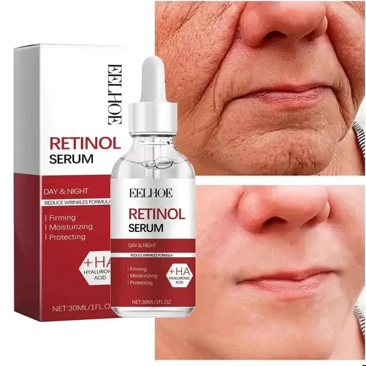Retinol Wrinkle Removal Facial Kit Instant Firming Enhancement anti Aging Serum Fading Fine Line Whitening Korean Skincare