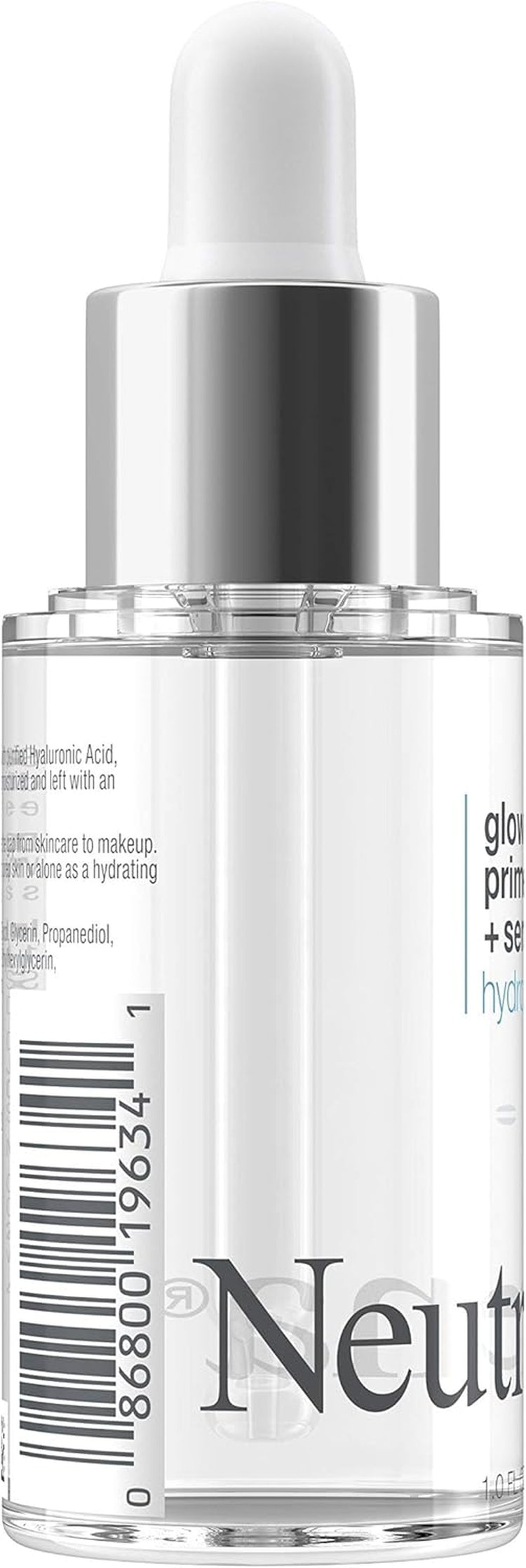 Hydro Boost Glow Booster Primer & Serum, Hydrating & Moisturizing Face Serum-To-Primer Hybrid, Infused with Purified Hyaluronic Acid & Designed to Instantly Hydrate, 1.0 Fl. Oz