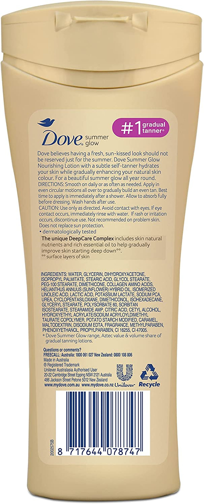 Summer Glow Body Lotion Medium to Dark Skin, 400Ml
