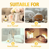 Lemon Essential Oil for Humidifiers, Aromatherapy Machines, Massage, Skin Care, Body Care, Suitable for All Skin Types