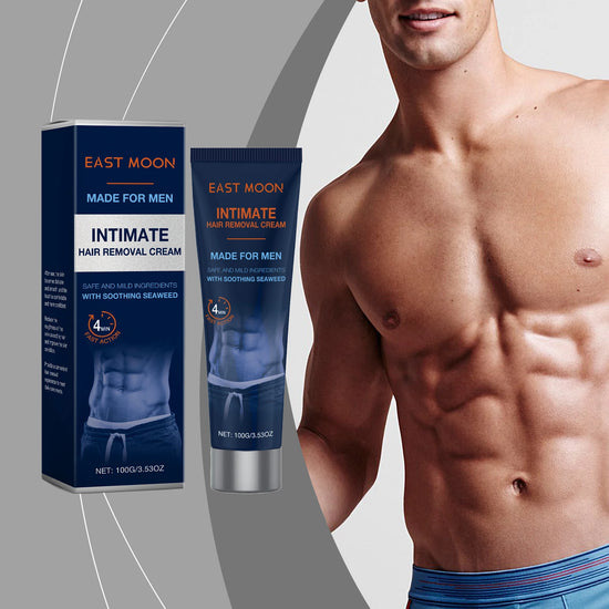 Men Hair Removal Cream Non-Irritating Whole Body Beard Depilatory Moisturizing Nourishing Skin Care for Smooth Comfortable