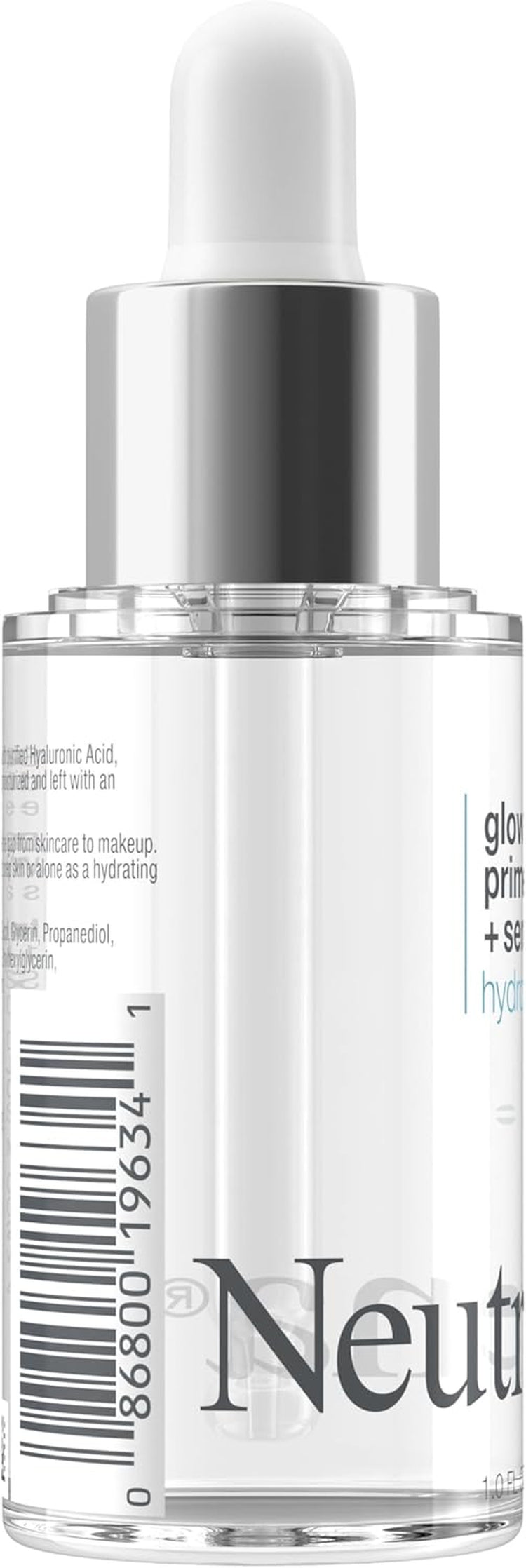 Hydro Boost Glow Booster Primer & Serum, Hydrating & Moisturizing Face Serum-To-Primer Hybrid, Infused with Purified Hyaluronic Acid & Designed to Instantly Hydrate, 1.0 Fl. Oz