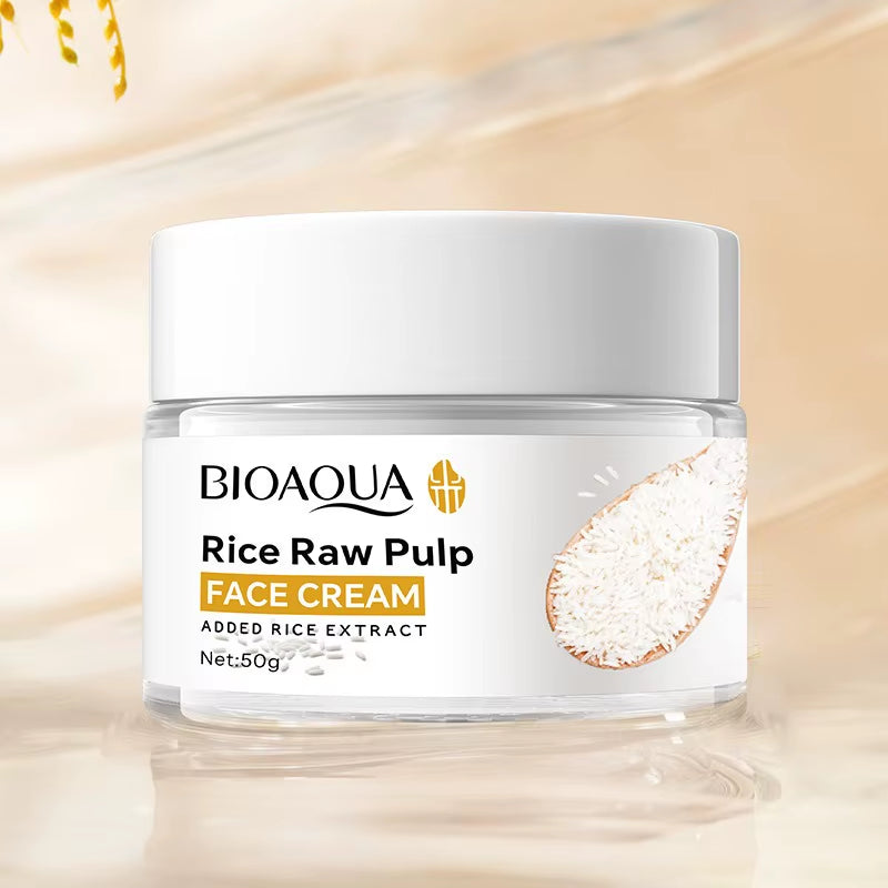 BIOAOUA Rice Puree Series Reduces Wrinkles Softens the Skin Enhances Skin Texture Moisturizes Nourishes the Skin Cleanses Face