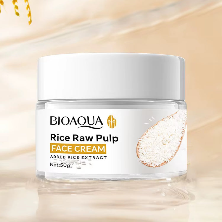 BIOAOUA Rice Puree Series Reduces Wrinkles Softens the Skin Enhances Skin Texture Moisturizes Nourishes the Skin Cleanses Face