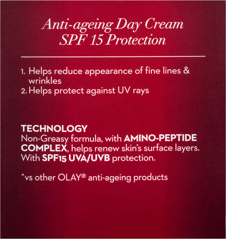 Regenerist Revitalising Hydration Face Cream Moisturiser SPF15 50G