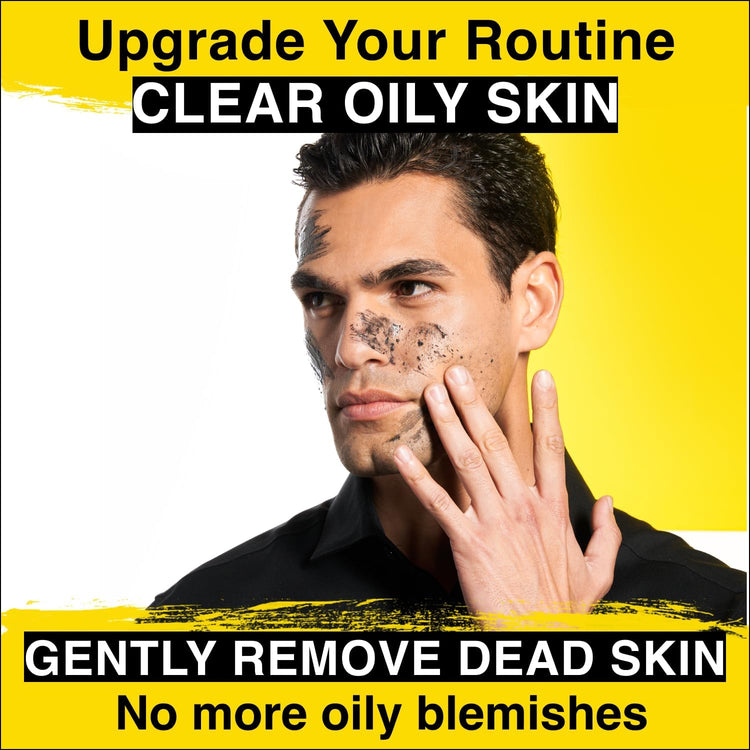 - Classic Maintenance Set - Skin Care Kit for Men - Charcoal Face Wash, Moisturizer, Exfoliating Rub - anti Ageing, Redness Relief - 2 Month Supply