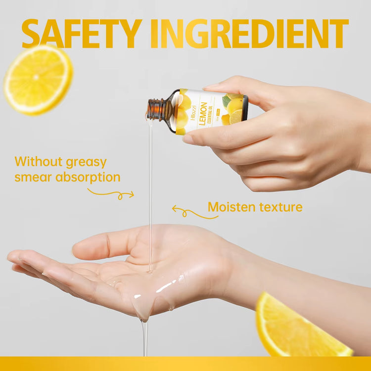 Lemon Essential Oil for Humidifiers, Aromatherapy Machines, Massage, Skin Care, Body Care, Suitable for All Skin Types